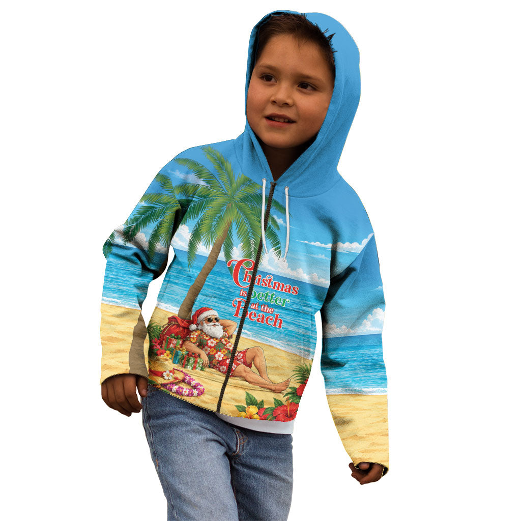 Hawaii Jolly Christmas Kid Hoodie Xmas Is Better At The Beach