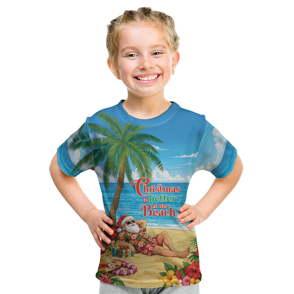 Hawaii Jolly Christmas Kid T Shirt Xmas Is Better At The Beach
