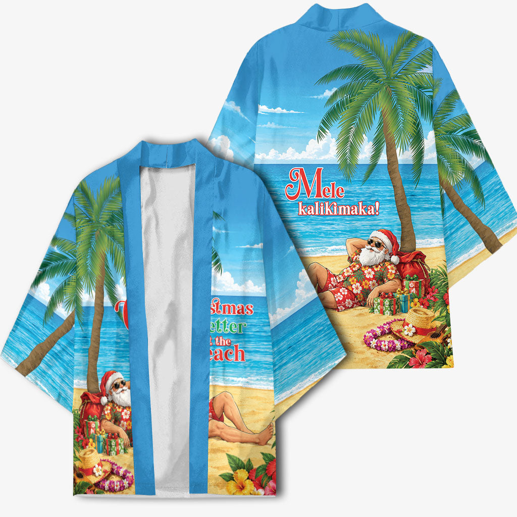 Hawaii Jolly Christmas Kimono Xmas Is Better At The Beach