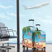 Hawaii Jolly Christmas Luggage Cover Xmas Is Better At The Beach