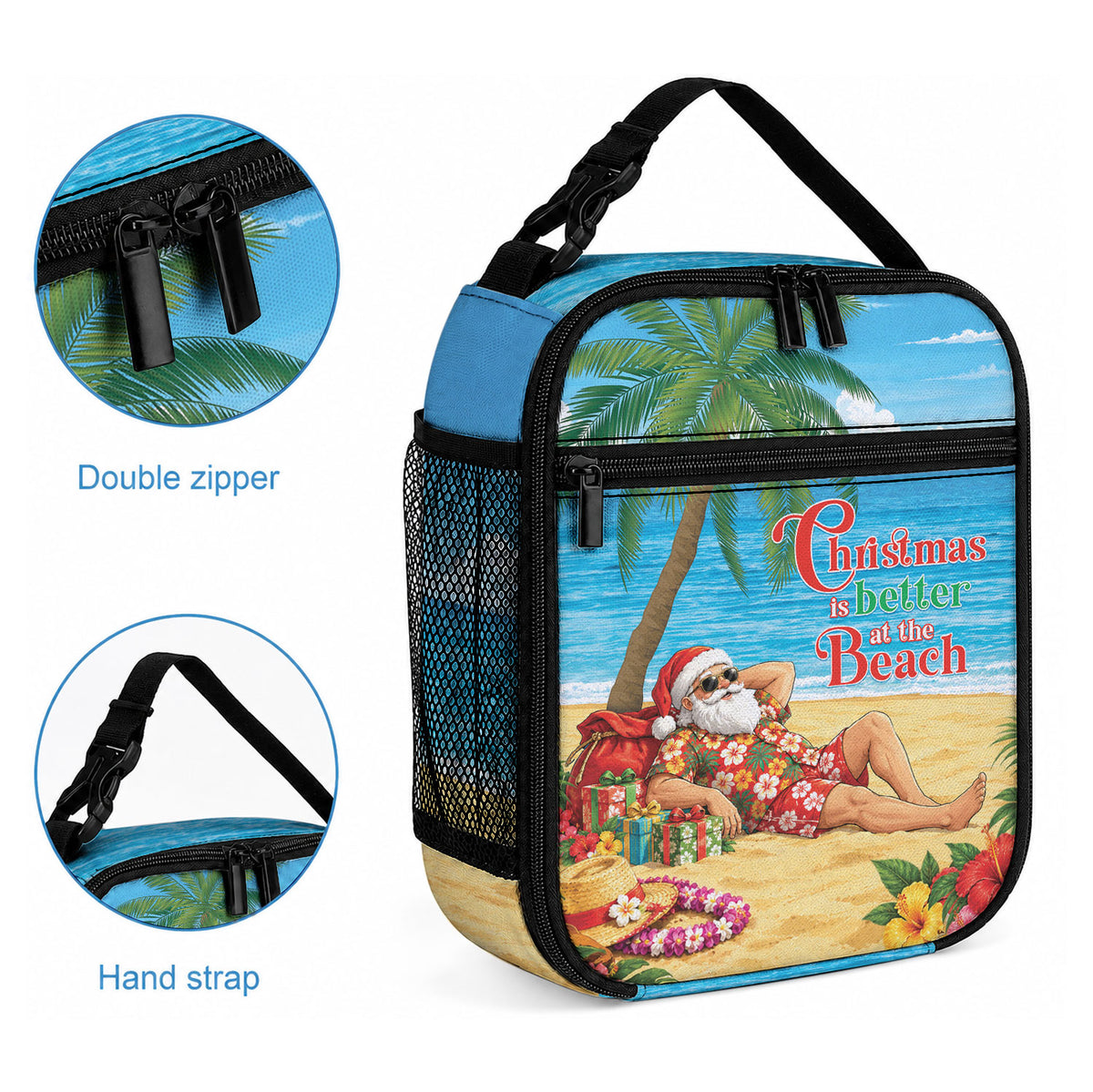 Hawaii Jolly Christmas Lunch Bag Xmas Is Better At The Beach