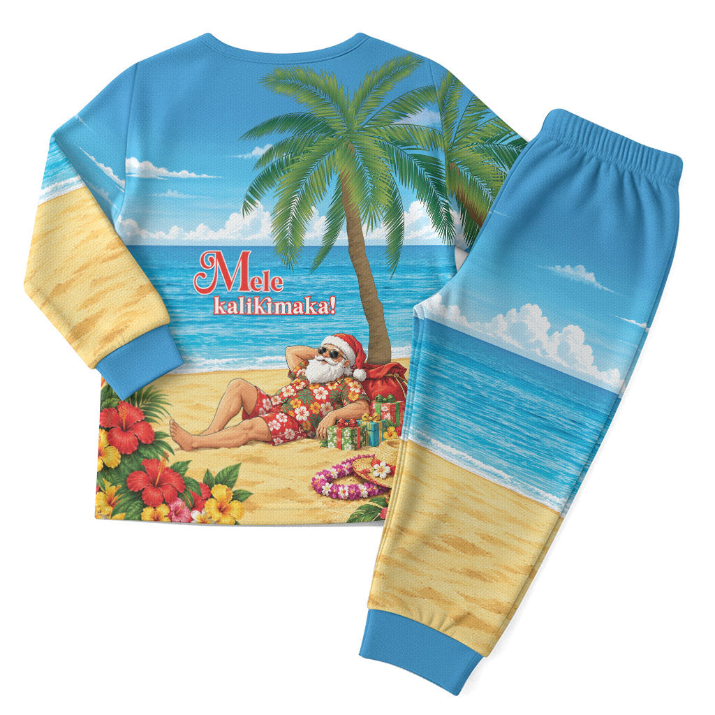 Hawaii Jolly Christmas Pajama Set Xmas Is Better At The Beach