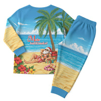 Hawaii Jolly Christmas Pajama Set Xmas Is Better At The Beach