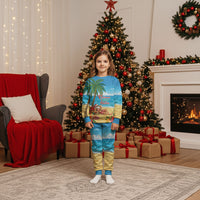 Hawaii Jolly Christmas Pajama Set Xmas Is Better At The Beach