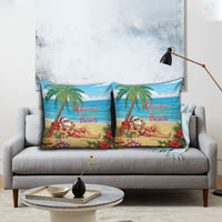 Hawaii Jolly Christmas Pillow Cover Xmas Is Better At The Beach