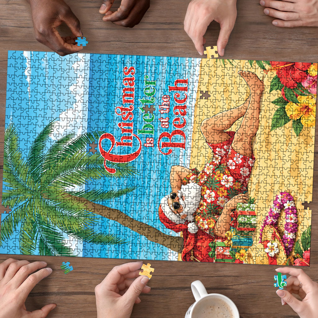 Hawaii Jolly Christmas Puzzle Xmas Is Better At The Beach