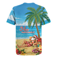 Hawaii Jolly Christmas Rugby Jersey Xmas Is Better At The Beach