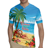 Hawaii Jolly Christmas Rugby Jersey Xmas Is Better At The Beach