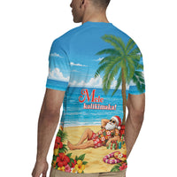 Hawaii Jolly Christmas Rugby Jersey Xmas Is Better At The Beach