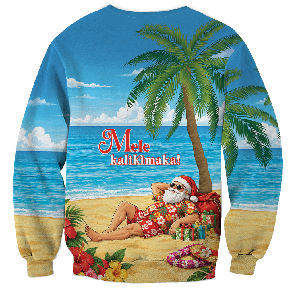 Hawaii Jolly Christmas Sweatshirt Xmas Is Better At The Beach