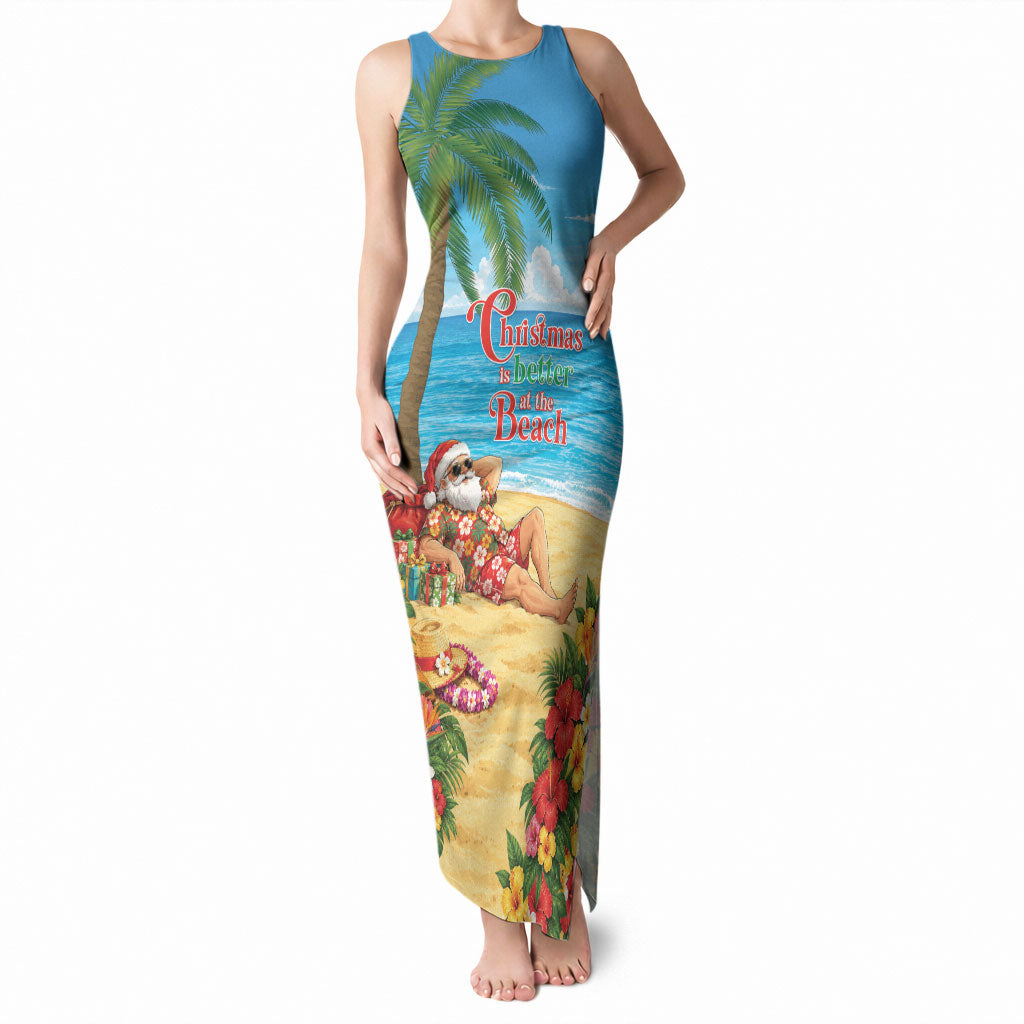 Hawaii Jolly Christmas Tank Maxi Dress Xmas Is Better At The Beach