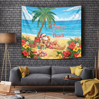 Hawaii Jolly Christmas Tapestry Xmas Is Better At The Beach