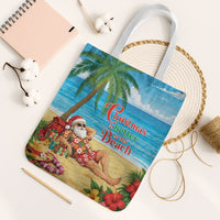 Hawaii Jolly Christmas Tote Bag Xmas Is Better At The Beach