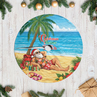 Hawaii Jolly Christmas Tree Skirt Xmas Is Better At The Beach