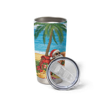 Hawaii Jolly Christmas Tumbler Cup Xmas Is Better At The Beach