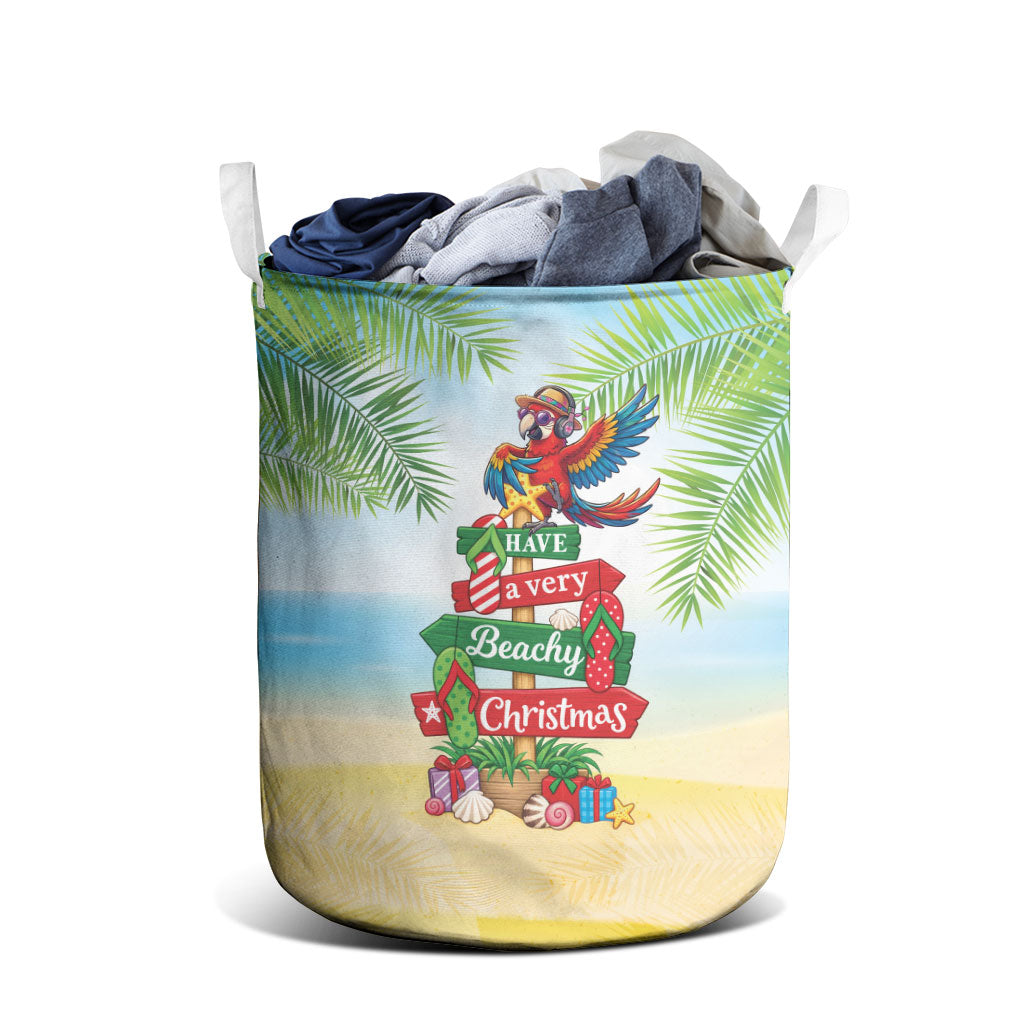 Hawaii Christmas Laundry Basket Have A Very Beachy Christmas