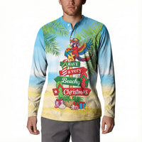 Hawaii Christmas Button Sweatshirt Have A Very Beachy Christmas