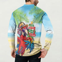 Hawaii Christmas Button Sweatshirt Have A Very Beachy Christmas