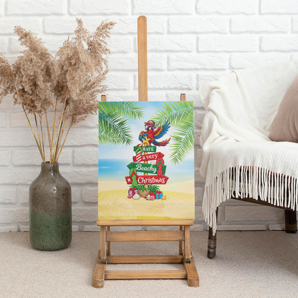 Hawaii Christmas Canvas Wall Art Have A Very Beachy Christmas