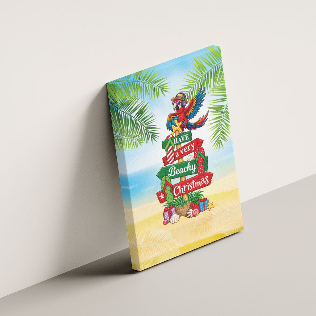 Hawaii Christmas Canvas Wall Art Have A Very Beachy Christmas
