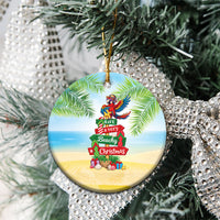 Hawaii Christmas Ceramic Ornament Have A Very Beachy Christmas