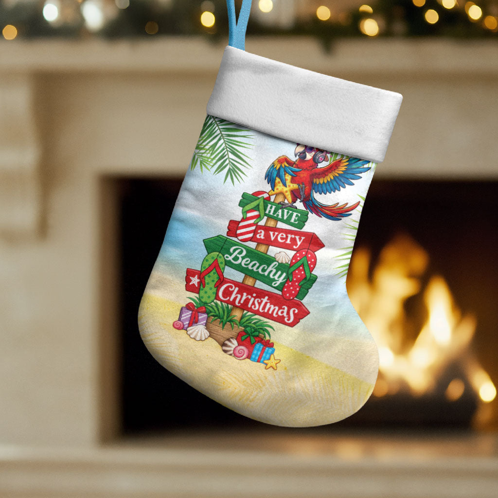 Hawaii Christmas Stocking Have A Very Beachy Christmas