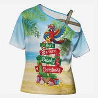 Hawaii Christmas Cross Shoulder Shirt Have A Very Beachy Christmas