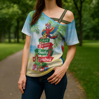 Hawaii Christmas Cross Shoulder Shirt Have A Very Beachy Christmas