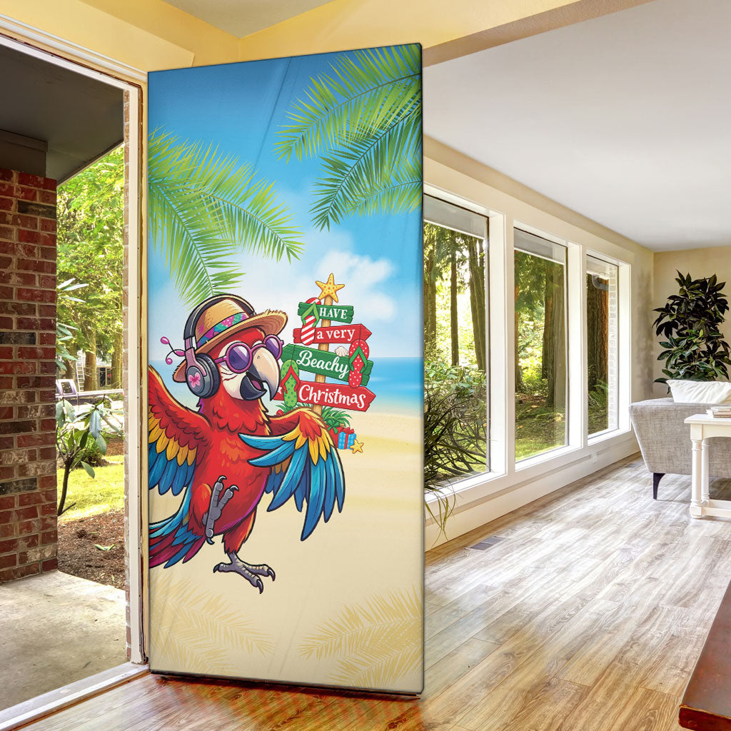 Hawaii Christmas Door Cover Have A Very Beachy Christmas