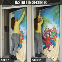 Hawaii Christmas Door Cover Have A Very Beachy Christmas