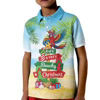 Hawaii Christmas Kid Polo Shirt Have A Very Beachy Christmas