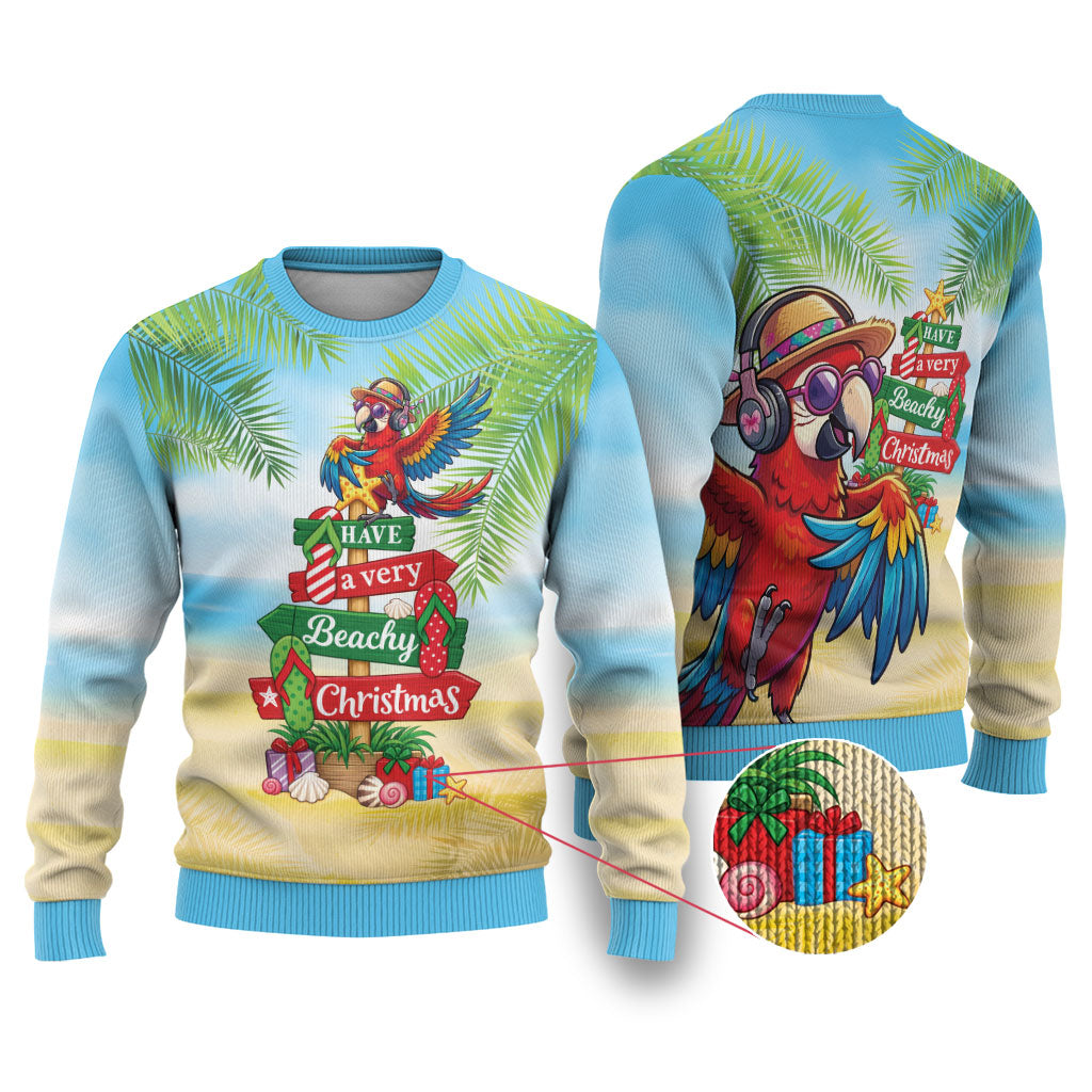 Hawaii Christmas Ugly Christmas Sweater Have A Very Beachy Christmas