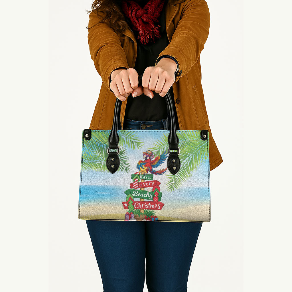 Hawaii Christmas Leather Bag Have A Very Beachy Christmas