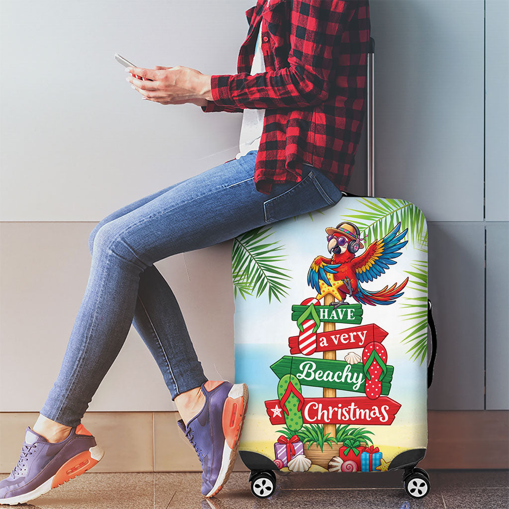 Hawaii Christmas Luggage Cover Have A Very Beachy Christmas