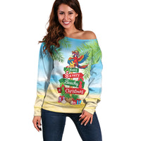 Hawaii Christmas Off Shoulder Sweater Have A Very Beachy Christmas