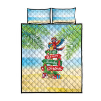 Hawaii Christmas Quilt Bed Set Have A Very Beachy Christmas