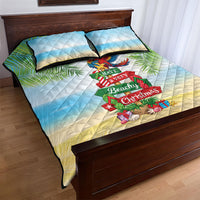 Hawaii Christmas Quilt Bed Set Have A Very Beachy Christmas