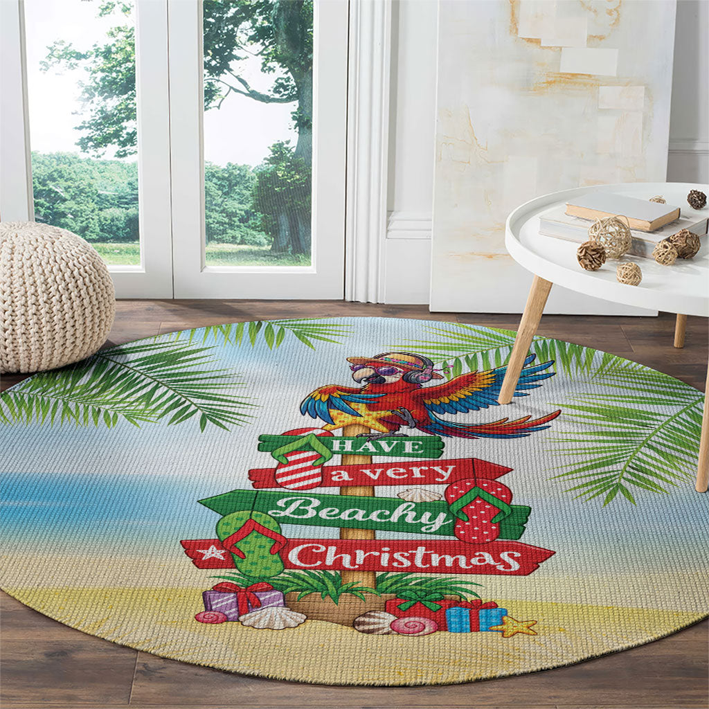 Hawaii Christmas Round Carpet Have A Very Beachy Christmas