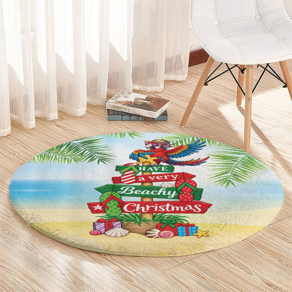 Hawaii Christmas Round Carpet Have A Very Beachy Christmas