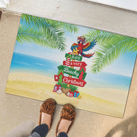 Hawaii Christmas Rubber Doormat Have A Very Beachy Christmas