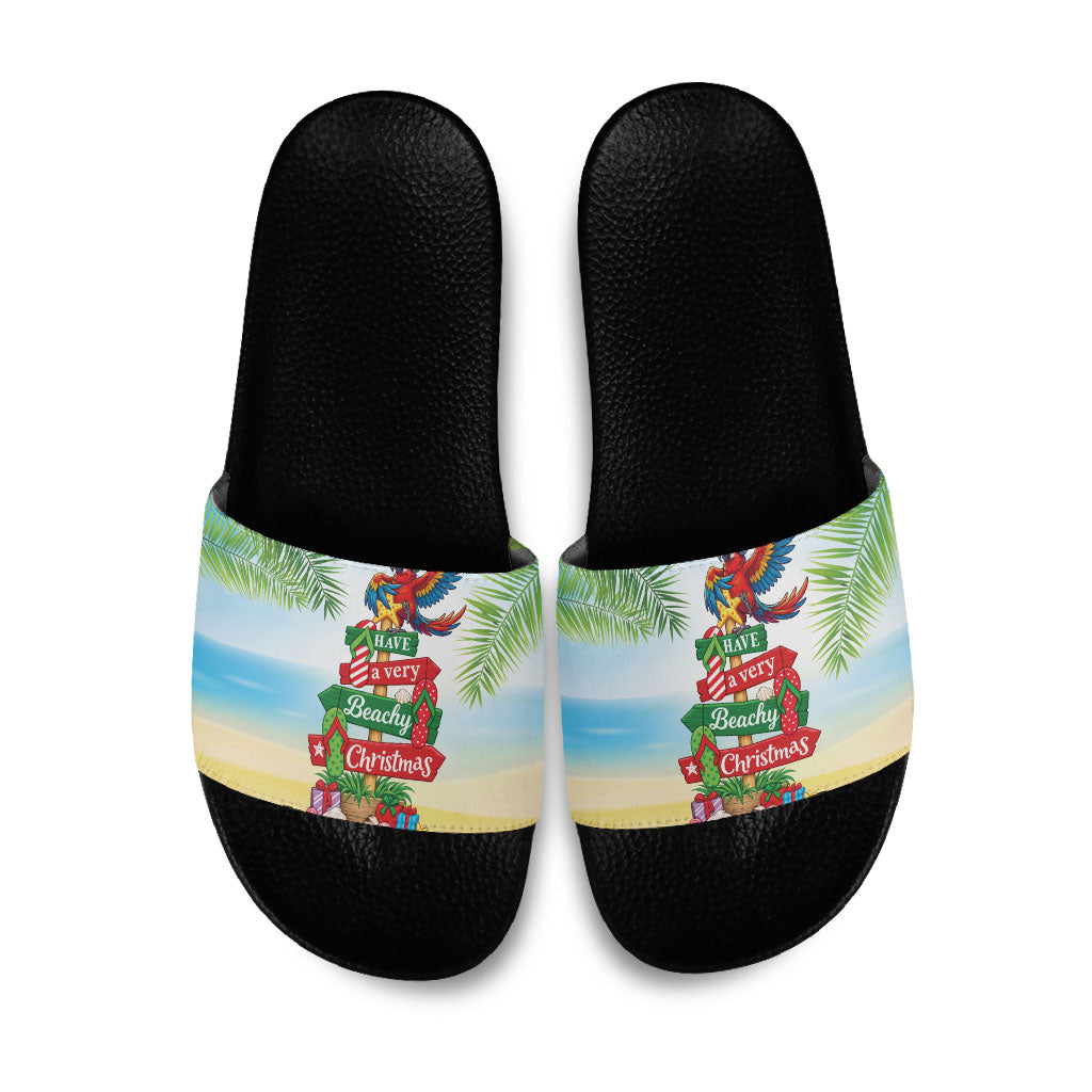 Hawaii Christmas Slide Sandals Have A Very Beachy Christmas