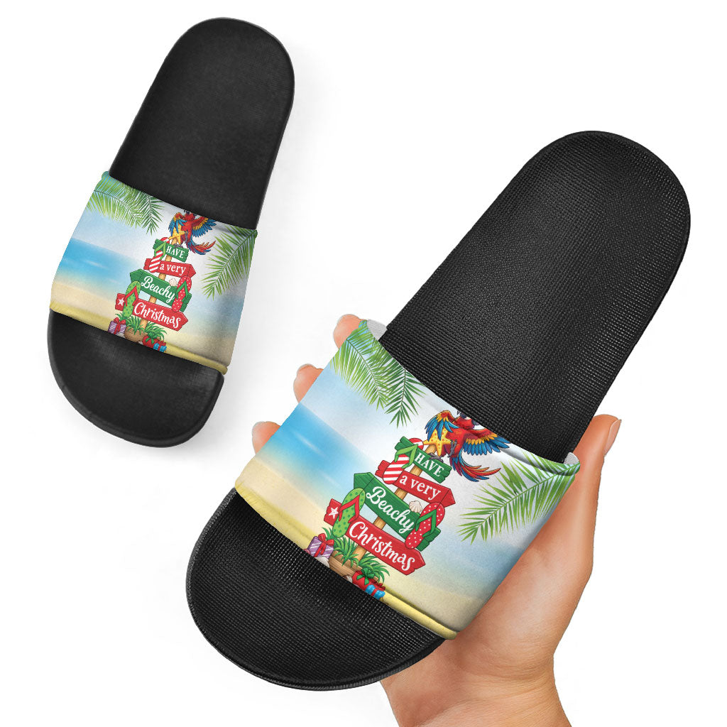 Hawaii Christmas Slide Sandals Have A Very Beachy Christmas