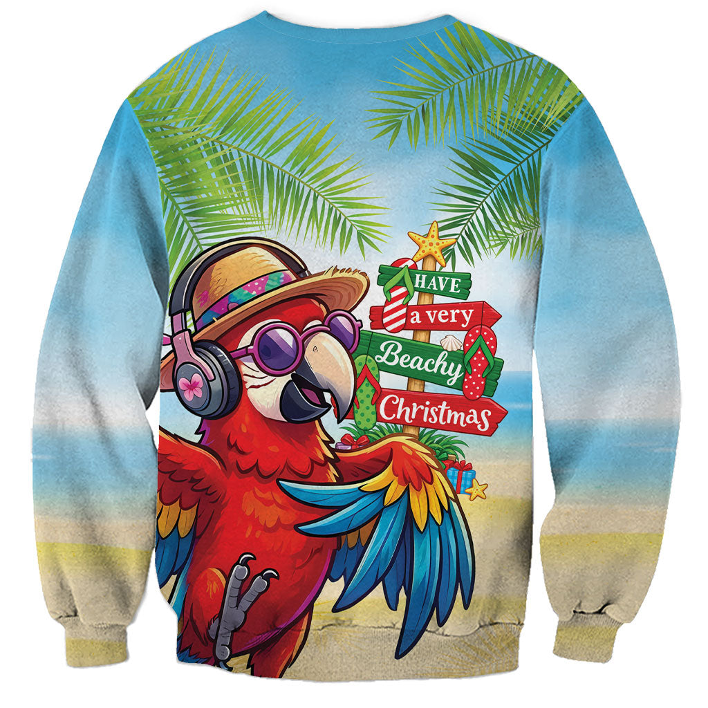 Hawaii Christmas Sweatshirt Have A Very Beachy Christmas