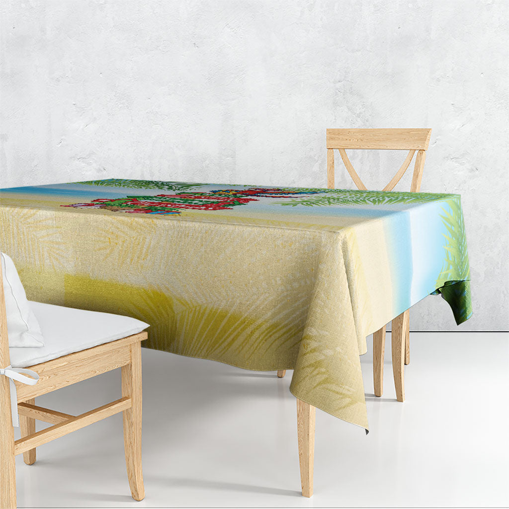 Hawaii Christmas Tablecloth Have A Very Beachy Christmas
