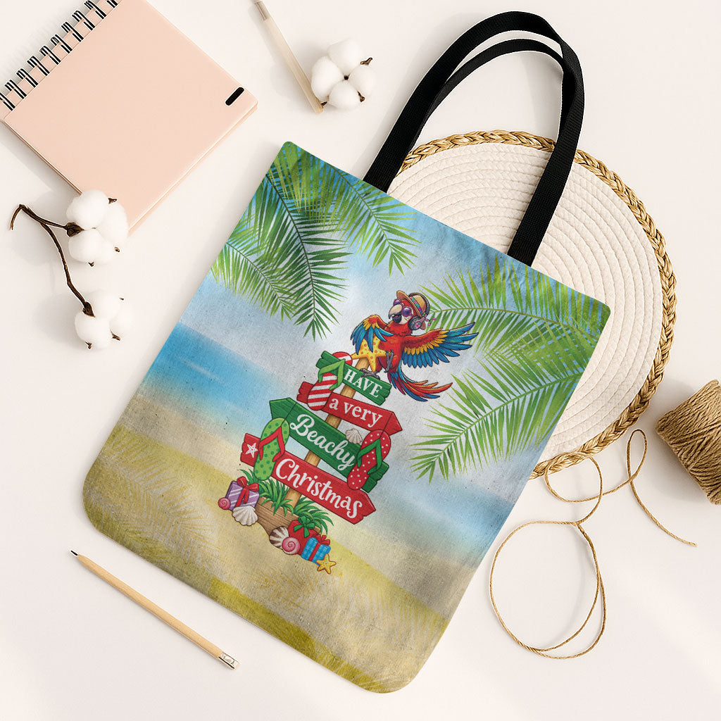 Hawaii Christmas Tote Bag Have A Very Beachy Christmas
