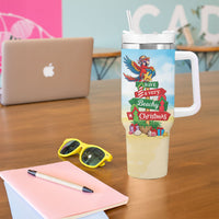 Hawaii Christmas Tumbler With Handle Have A Very Beachy Christmas