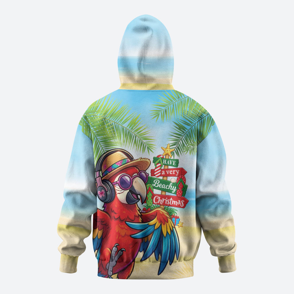 Hawaii Christmas Zip Hoodie Have A Very Beachy Christmas