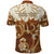 Personalized Fiji Spring Break Polo Shirt Fijian Tapa Pattern Brown LT05 - Polynesian Pride