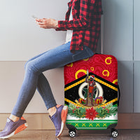 Vanuatu Christmas Luggage Cover Santa God Yumi LT05 - Polynesian Pride