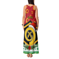 Personalized Vanuatu Christmas Tank Maxi Dress Santa God Yumi LT05 - Polynesian Pride